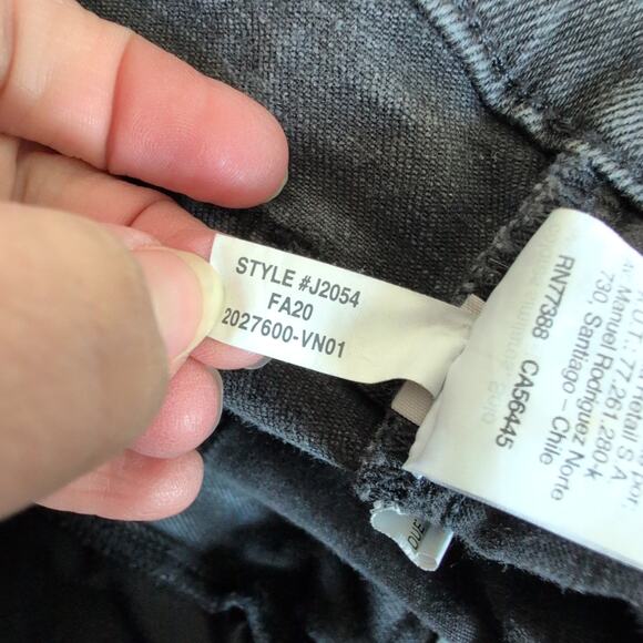 Madewell Classic Straight Jeans Lunar Wash Womens 29 Black High Rise Cropped EUC - Picture 7 of 10